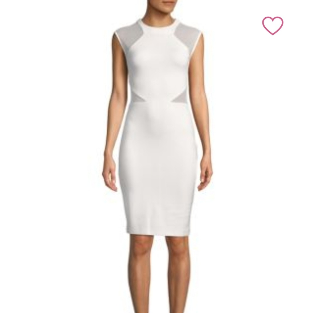Viven Mesh Inset Body-Con Dress